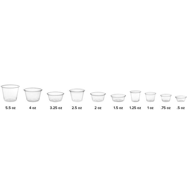 0.75oz Clear PP Portion Cup (Base Only)